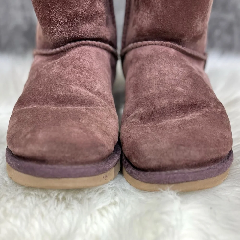 ⭐️UGG Dixi Flora Perforated Bow Ankle Boots [S7600] - Picture 8 of 15